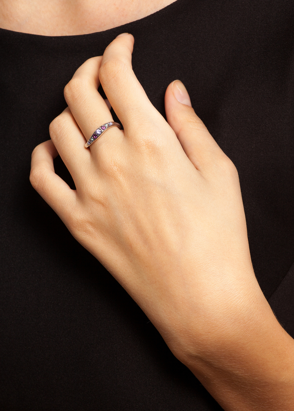 "Ваниль" кольцо в серебряном покрытии из коллекции "Десерт" от Jenavi