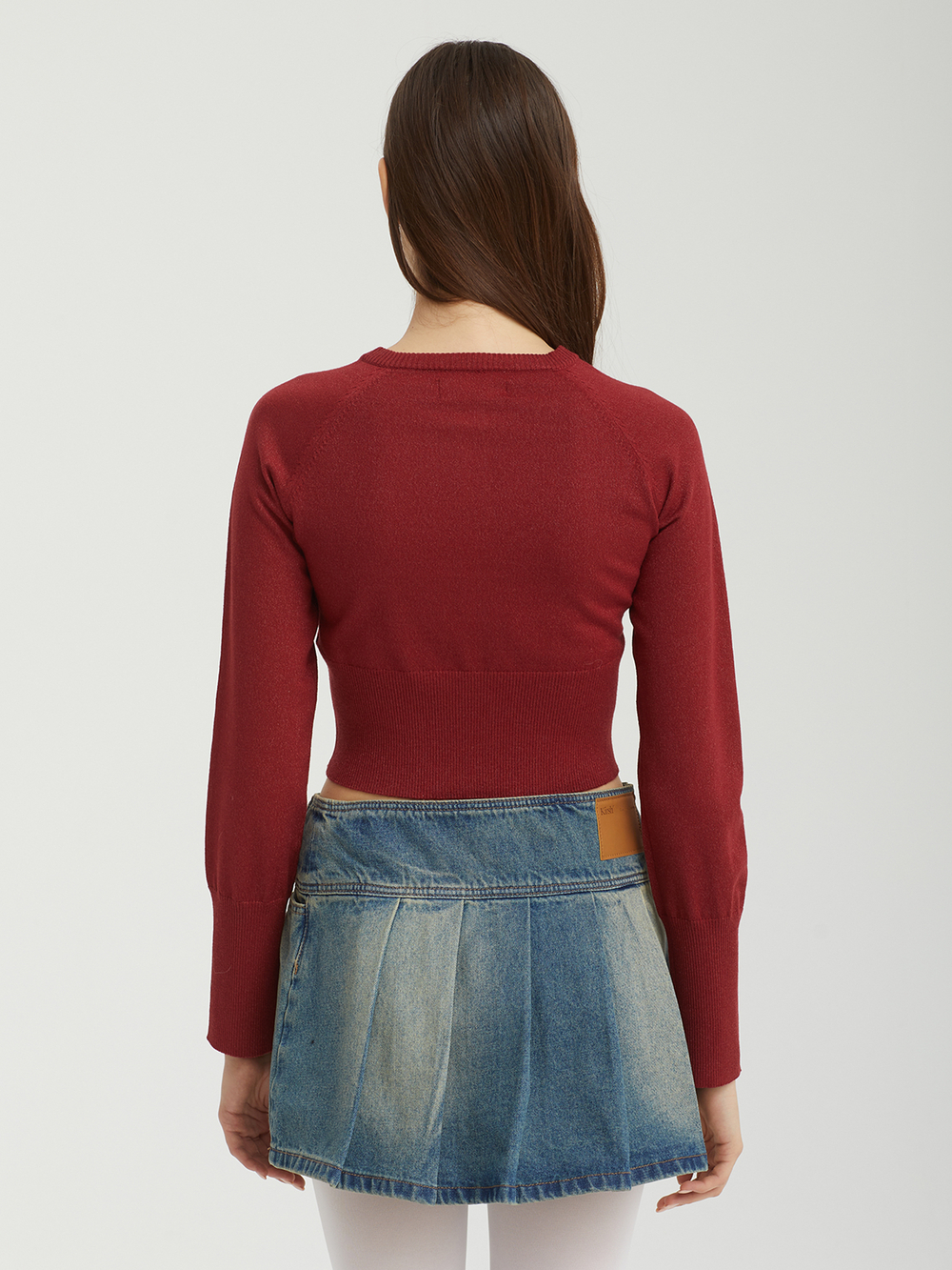 Женский Кардиган Small Cherry Snap Point Slim