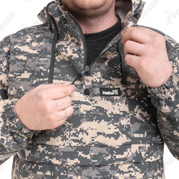 Костюм летний противоэнцефалитный СТОП-КЛЕЩ Т/С, цв.Gray Digital р.68-70/182 Helios