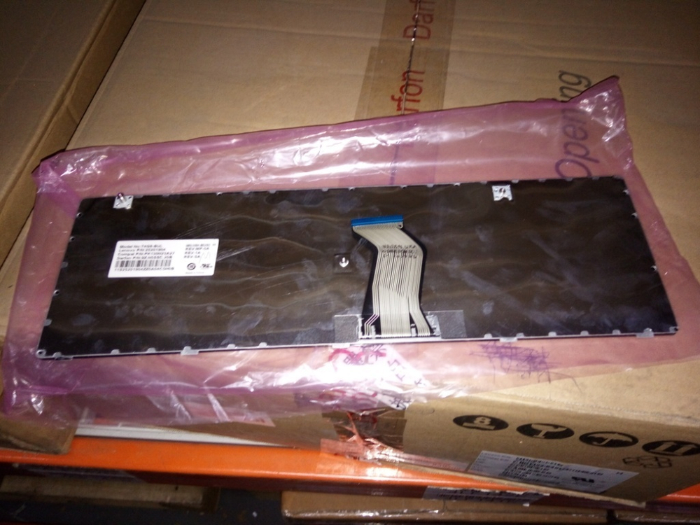 Клавиатура для ноутбука Lenovo G580/Z580A/G585/Z585/G590 раскладка - русская, без подсветки, черная (25201904), оригинал