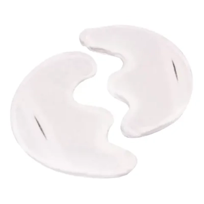 Электрод углетканевый трехлопастной 105х130 мм (полумаска Бергонье), комплект:левый+правый)