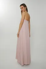 Платье-комбинация Alexandra Talalay А-силуэта AD044 жемчужно-розовое