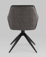 Стул обеденный Alba серый спинка экокожа