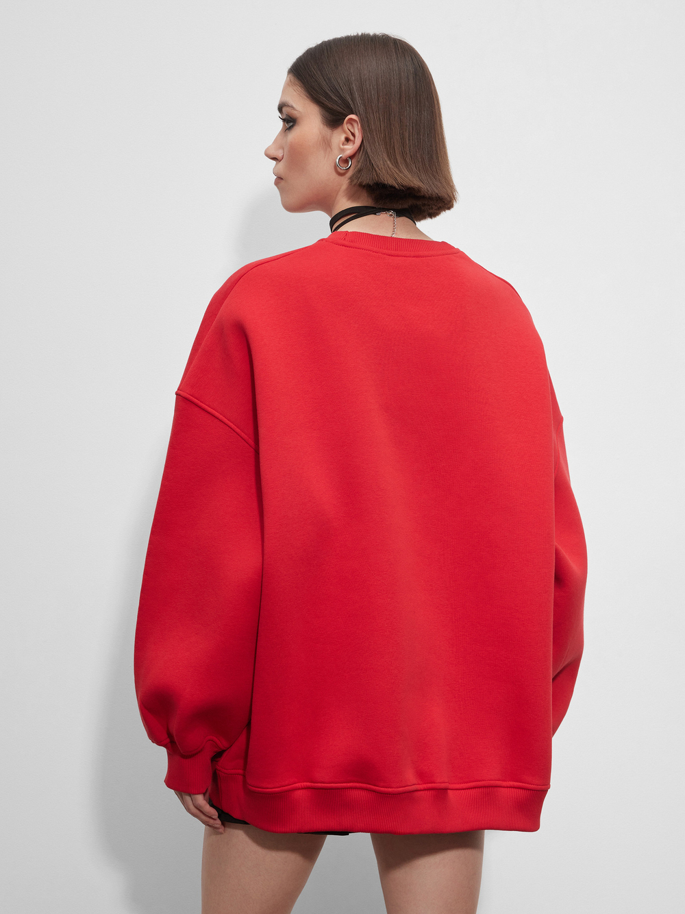 Свитшот Not Sentimental, Красный