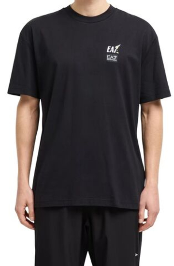 Мужская теннисная футболка EA7 Man Jersey - черный