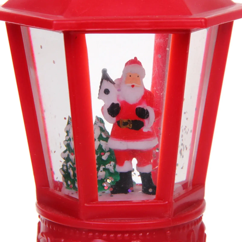 Сувенир с подсветкой «Фонарь-Дед Мороз» 8*7*14 см