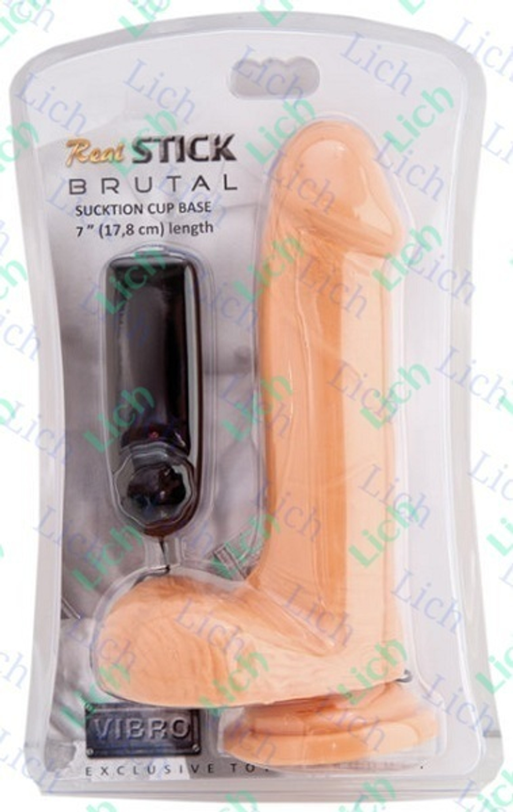 Вибратор на присоске с пультом управления вибрацией,17,8 см