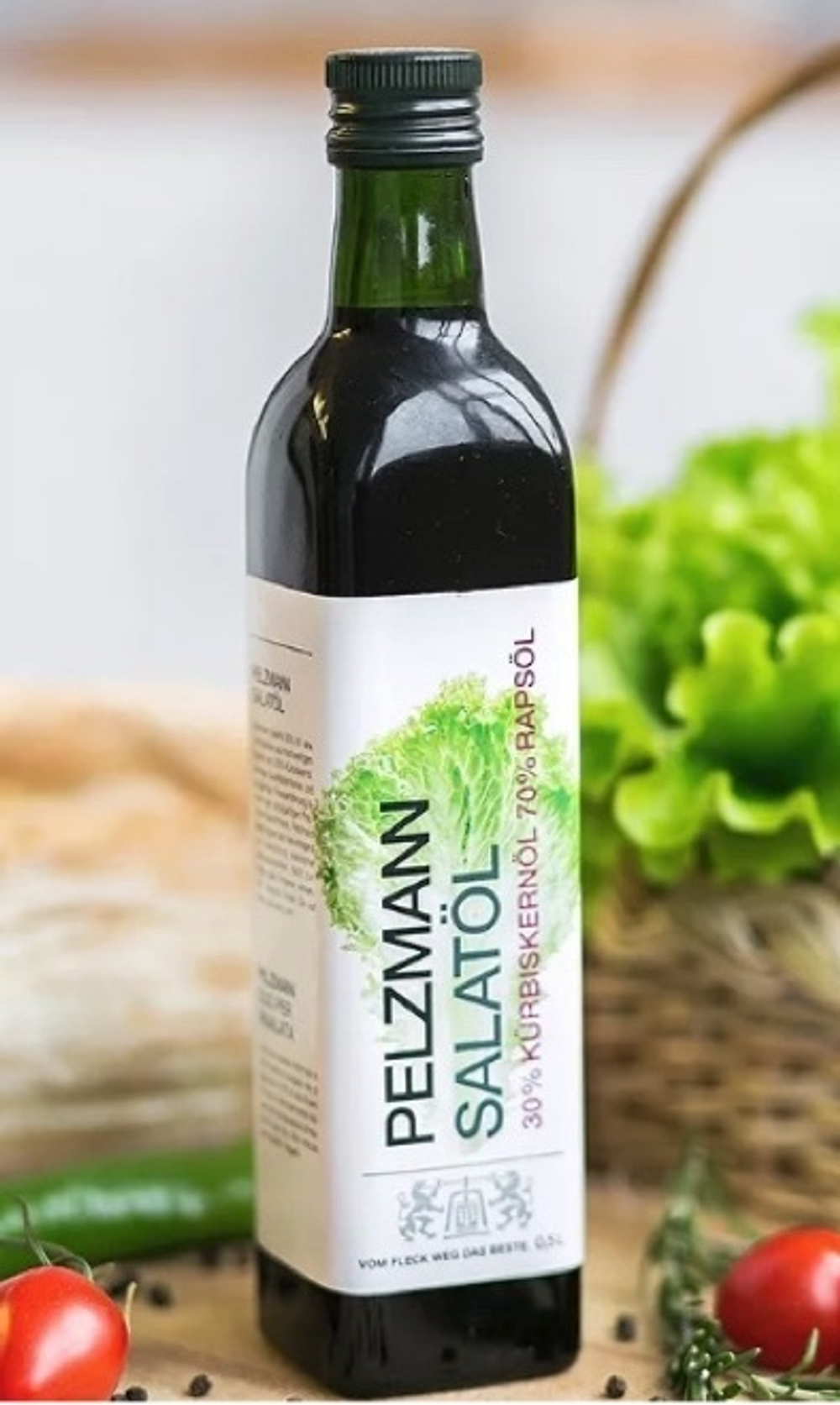 Масло салатное тыквееное-рапсовое Pelzmann, 500 мл, Австрия