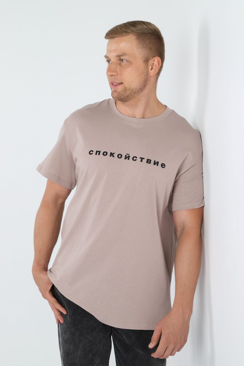 Футболка мужская Кэш-3 Виотекс БЕЖЕВЫЙ