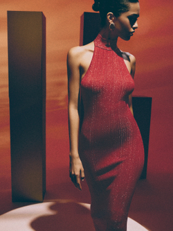 Платье IREN, красный