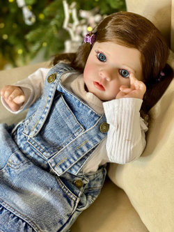 Кукла Реборн мягконабивная 60см в пакете (FA-610)