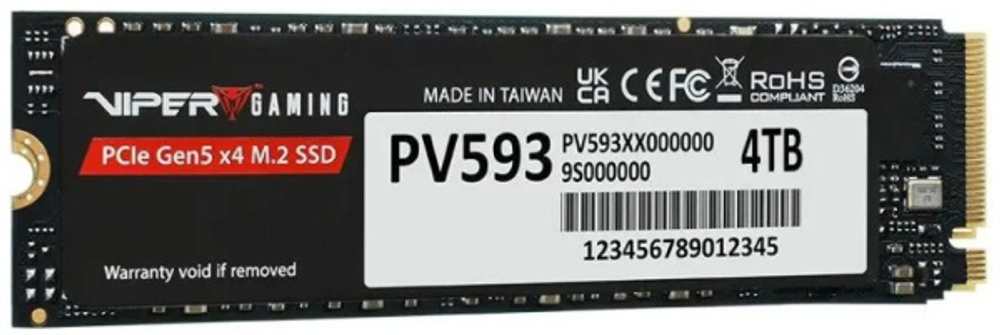 Накопитель SSD M.2 2280 Patriot Memory Viper VP593 4096 ГБ
