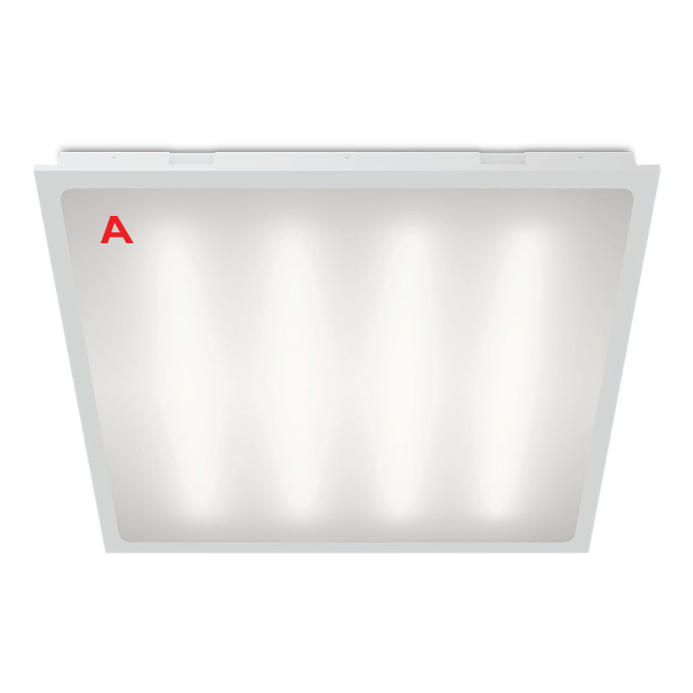 Светильник CLIP-IN ДВО04-041 с БАП EM1 36Вт 5000К IP54 Матовый 4100лм 600х600х50мм WOLTA PRO