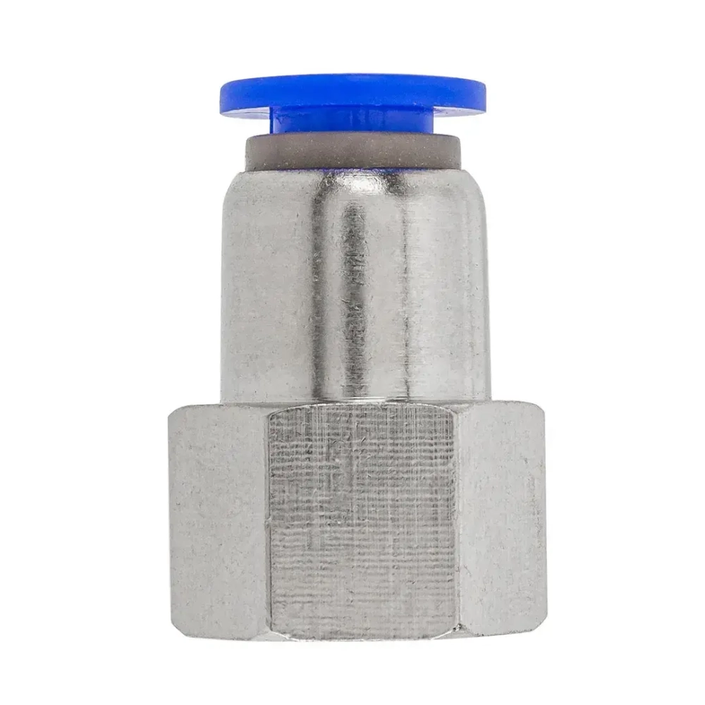 Фитинг для пластиковых трубок 6мм с внутренней резьбой 1/4'' Forsage F-SPCF06-02