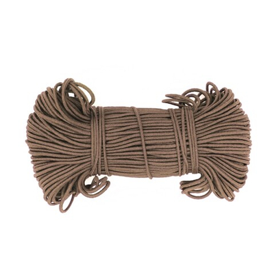 Резинка шляпная, d 3 мм, связка, т.песочный