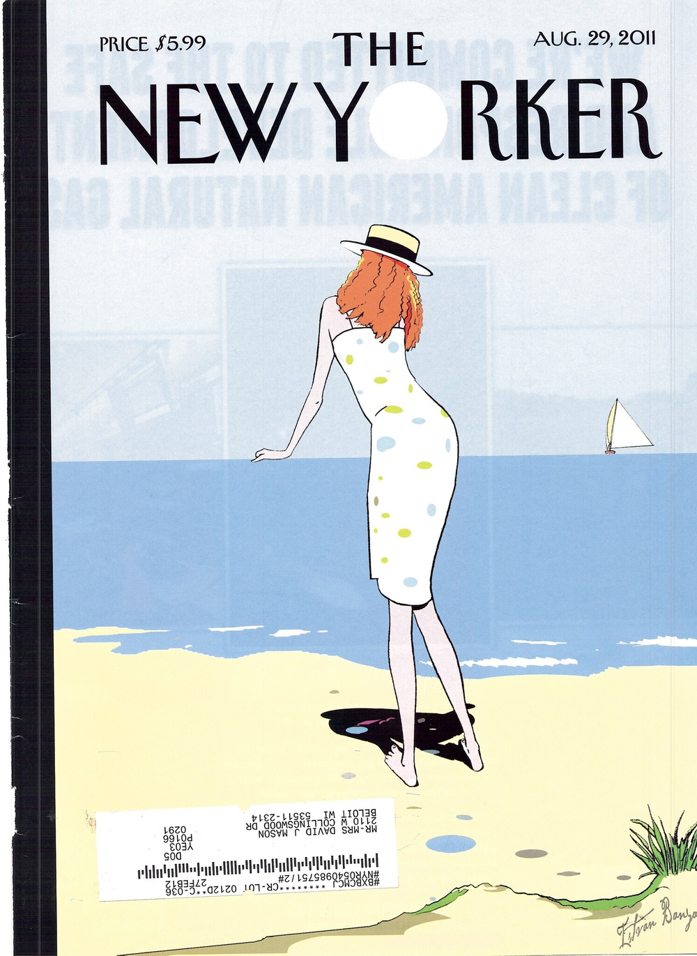 Журнал The New Yorker 29-08-2011, обложка