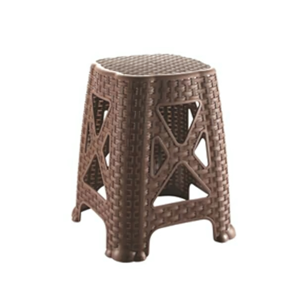 Табурет плетенный коричневый 06108
