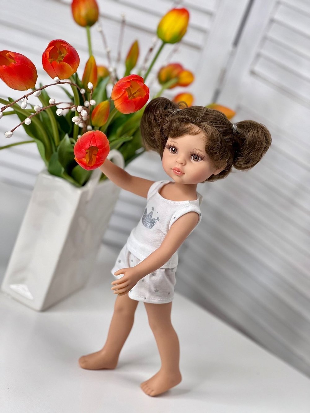 Кукла для девочки Paola Reina 32см Кэрол в пижаме
