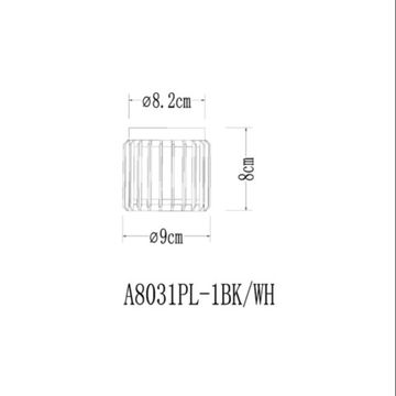 Потолочный светильник 1*GX53 A8031PL-1BK чёрный Atria Arte Lamp