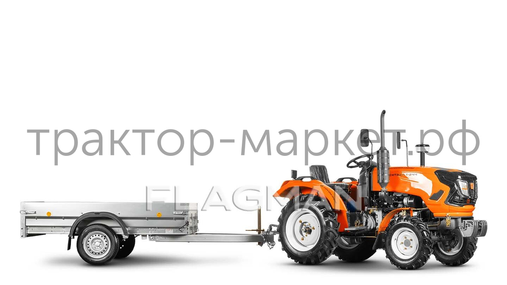 Прицеп Flagman | Флагман ПТТ — 0,5-0,7 с ПТС к мини-трактору (универсальный)