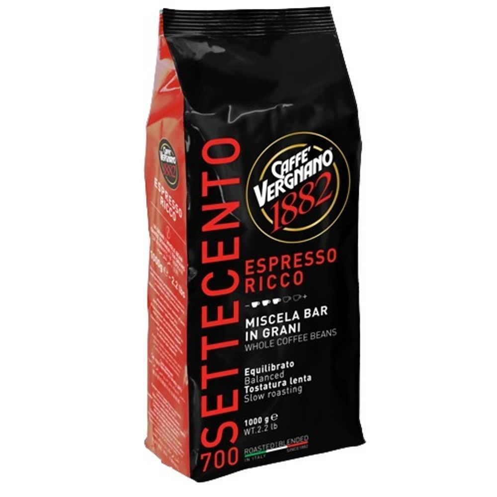Кофе зерновой Caffe Vergnano Espresso Ricco 700