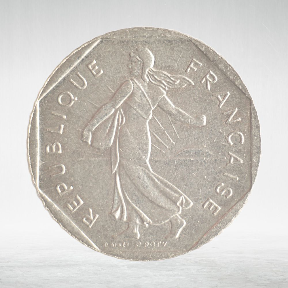 France, 2 Francs 2000, VF