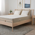 Матрас - VANNAREID IKEA/ ВАННАРЕЙД ИКЕА, 200х180 см, светло-бежевый