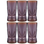 Набор стаканов из 6шт "Roch" шоколад 450мл