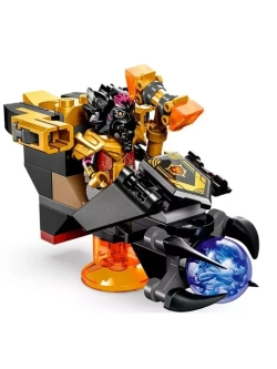 Конструктор Ниндзя Лавовый дракон трансформер 489 деталей