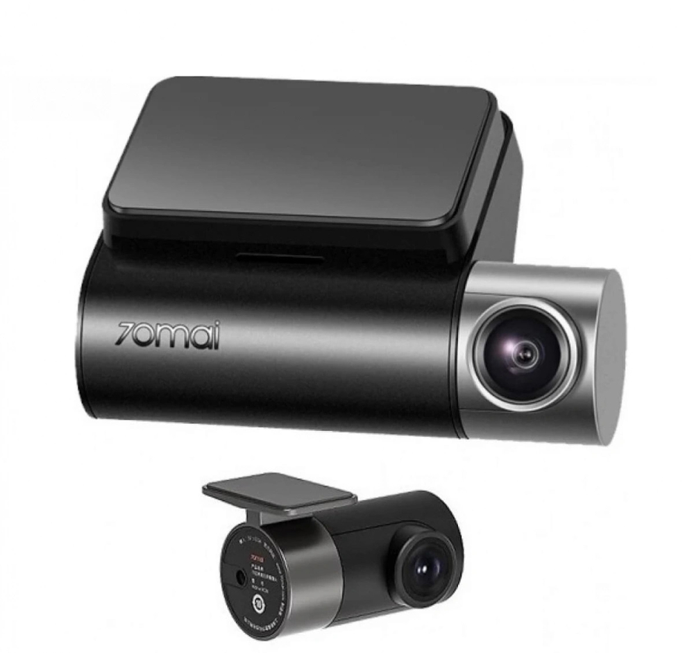 Видеорегистратор XiaoMi 70Mai Dash Cam Pro Plus+Rear Cam Set A500S-1, Чёрный