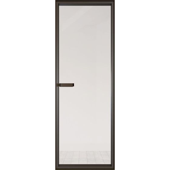 Скрытая алюминиевая дверь Invisible 1AGN стекло прозрачное