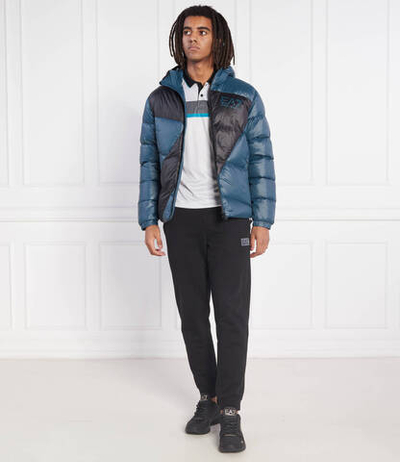 пуховая куртка EA7 - морской(6LPB53 PNR4Z)