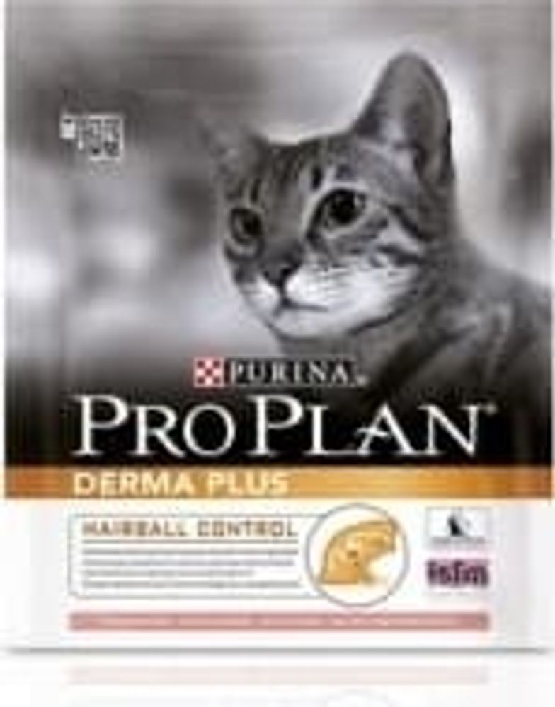 Pro Plan 400г. ПРОМО 2+1=2 Derma Plus корм для кошек с проблемами кожи и шерсти