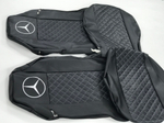 Чехлы кожаные стеганые вышивка MERCEDES MP2/MP3 2004-2013 г. MR41 Польша