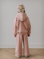 Костюм с бантом, Пудровый