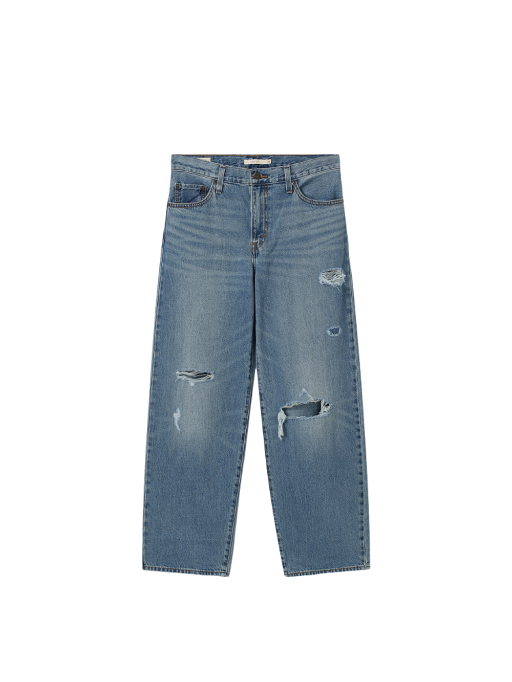Женские свободные рваные джинсы Levi's Baggy Dad A3494-0048