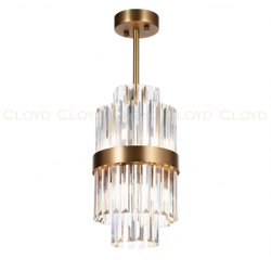 Подвесной светильник Cloyd BROTIGAN-A P4 / Ø20 см - латунь (арт.10577)