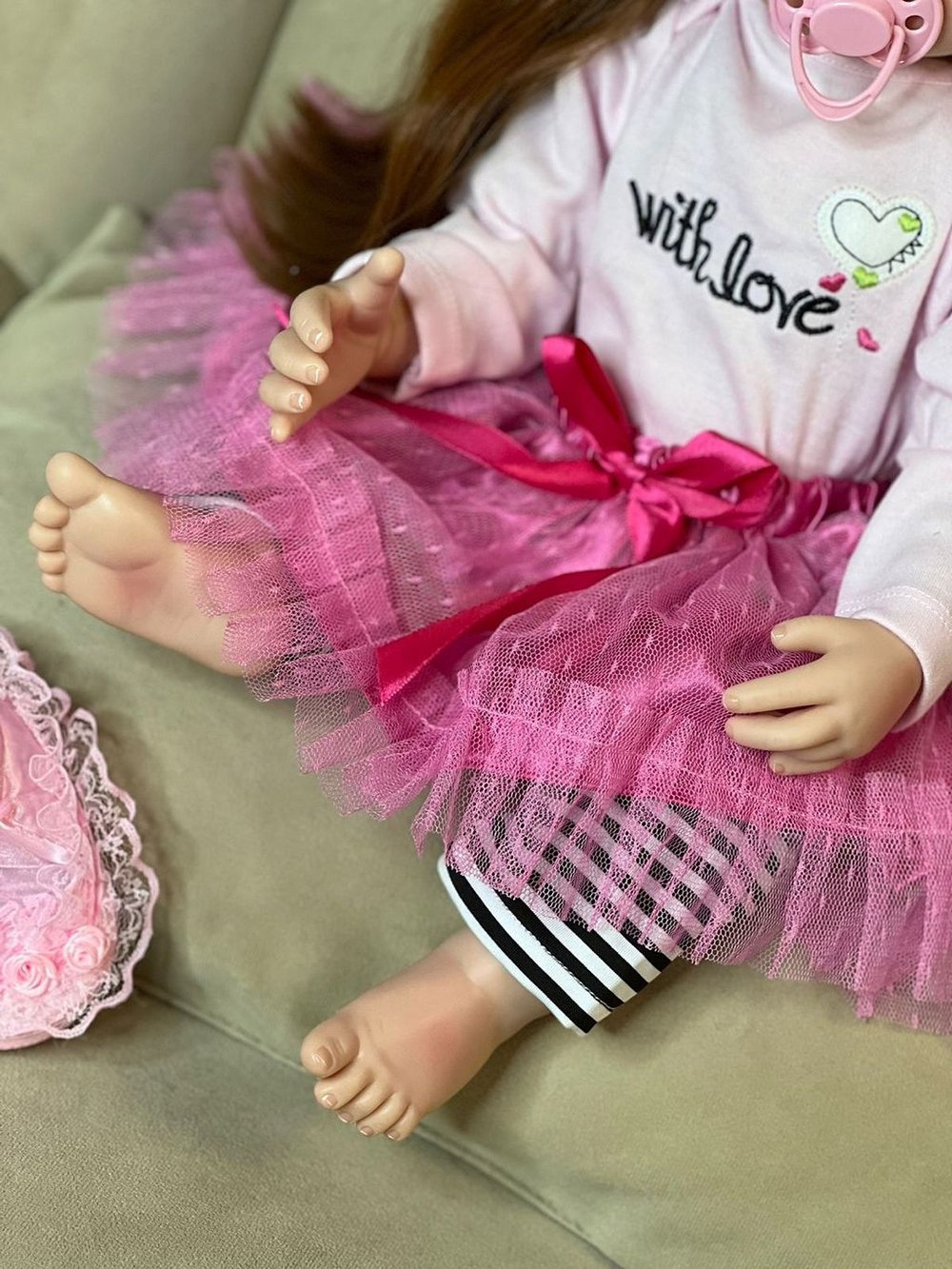 Кукла Реборн виниловая 55см в пакете (FA-320)