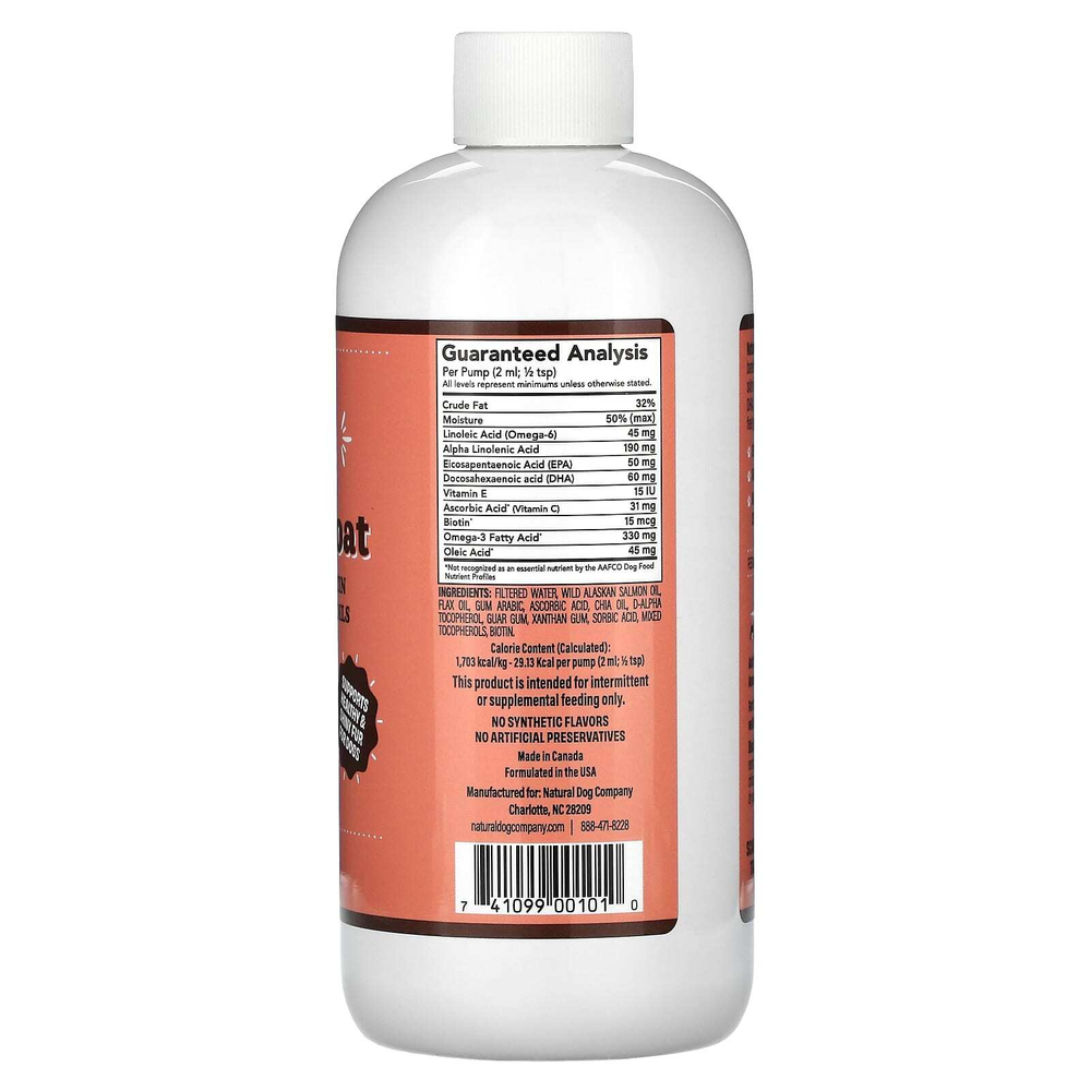 Natural Dog Company, Skin & шерсти, для собак всех возрастов, 473 мл (16 жидк. унций)