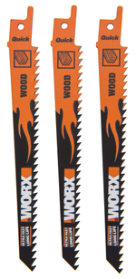 Лезвия по дереву для сабельной пилы WORX WA8010.3
