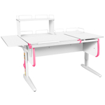 Растущая парта с задними и боковой полками Дэми СУТ 25-02-Б1Д1 (1500×880 мм)