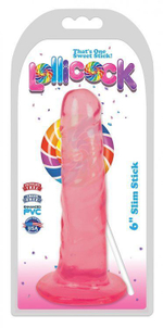 Розовый фаллоимитатор Slim Stick Dildo - 15,2 см.