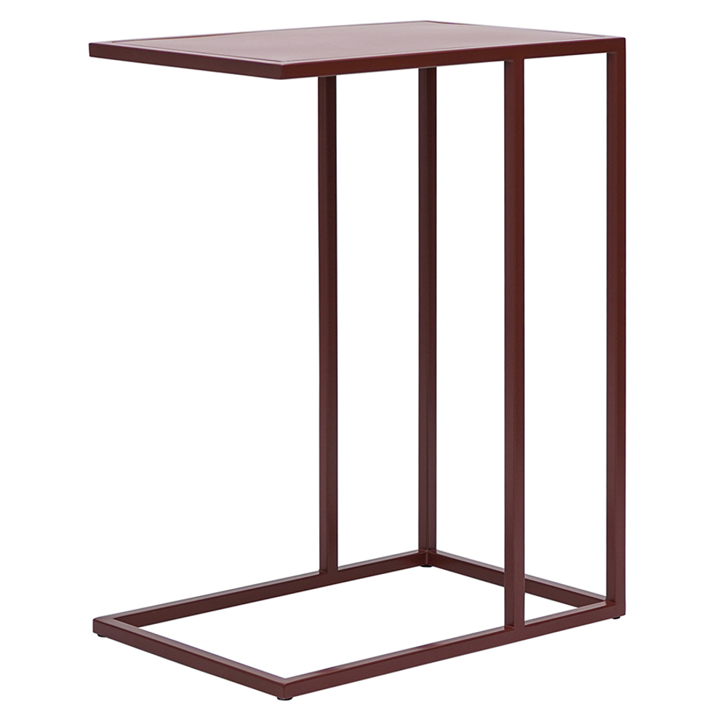 Столик приставной Bergenson Bjorn Aksen, 46х30,5 см, красный