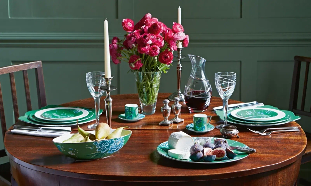 Wedgwood Jasper Conran Chinoiserie Green блюдце для чашки эспрессо 12 см