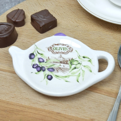 Подставка под чайные пакетики "Оливки"