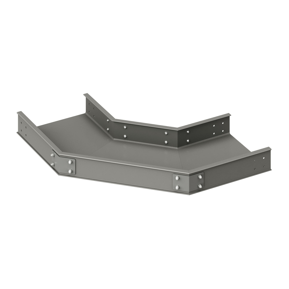 Угол горизонтальный 90 градусов 400х100, стеклопластик