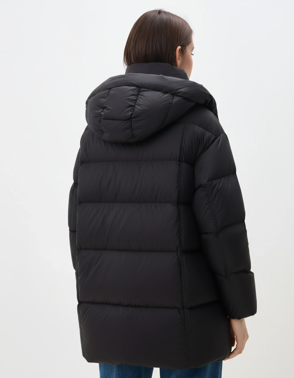 Объемный пуховик