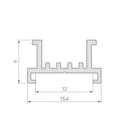 Основание для ленты SL-LINE-2522-2500 (Arlight, Алюминий) 033415