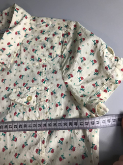 Блузка Seppala в милый цветочек, маркировка 36, визуально на 42 размер