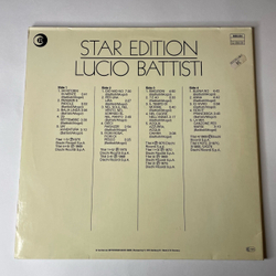 Винтажная виниловая пластинка Lucio Battisti Star Edition (Germany 1978)